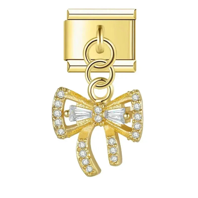Pendentif Nœud Coquette Girl Charmsy