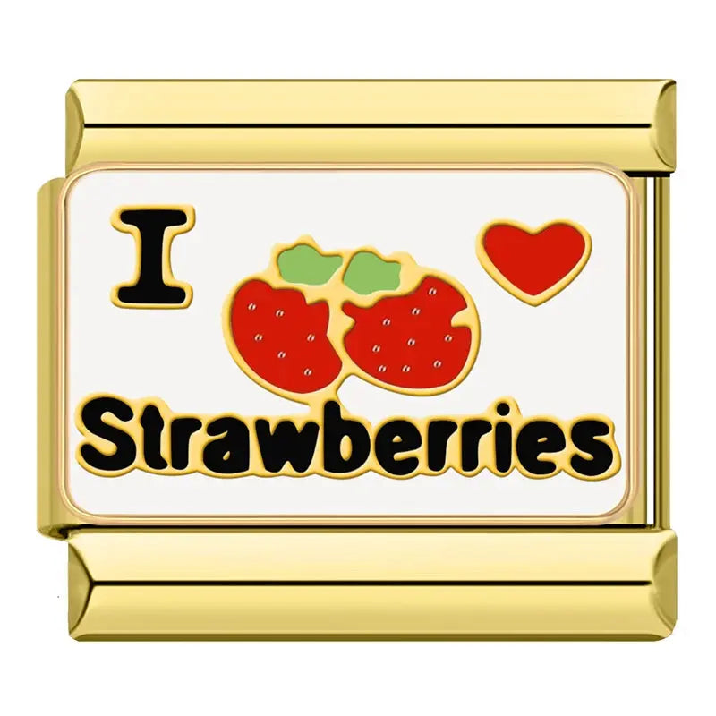 I Love Stawberries Charmsy