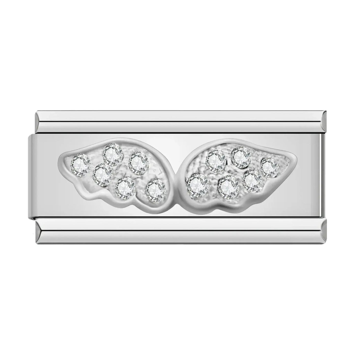 Double Charm Angel Silver