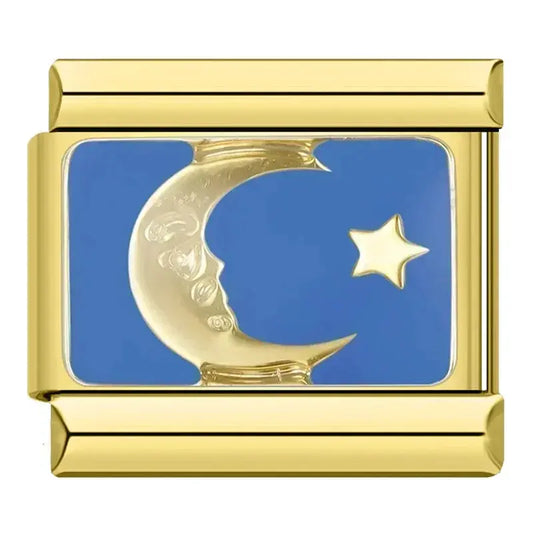 Lune Fond Bleu Charmsy