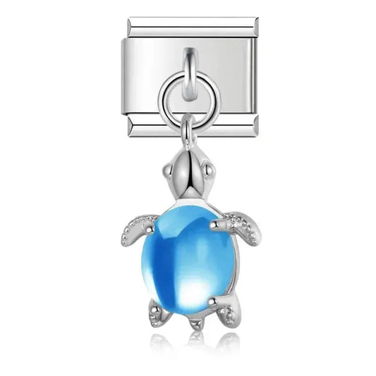 Pendentif Tortue Bleu Charmsy