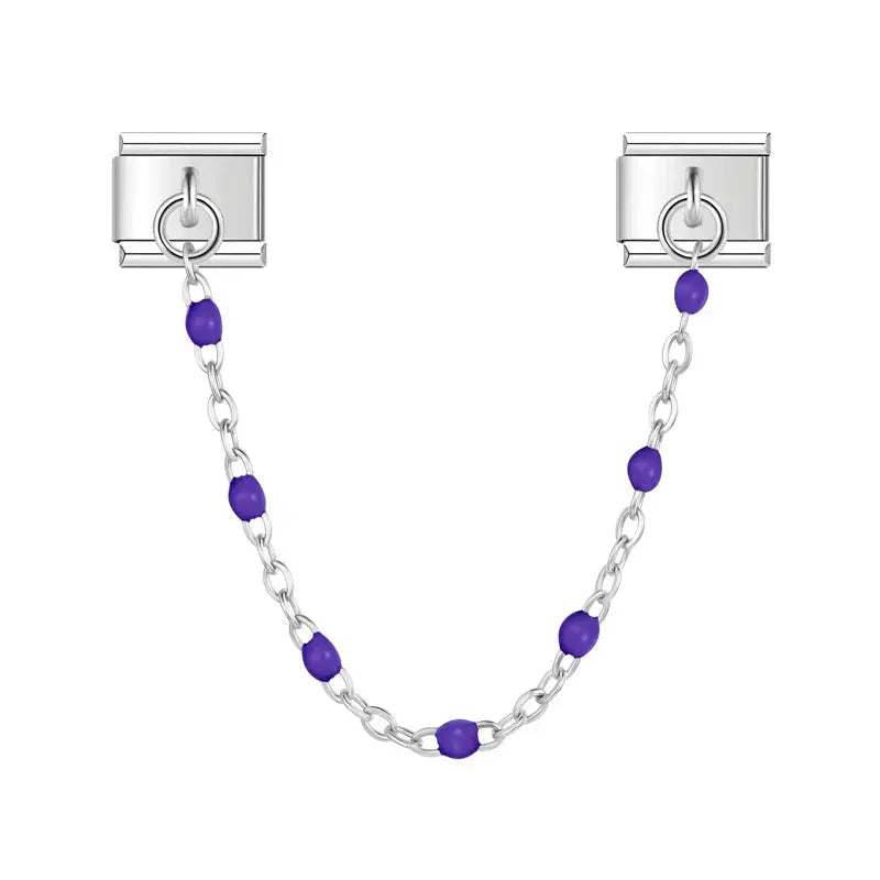 Chaîne Colorées Argent Charmsy