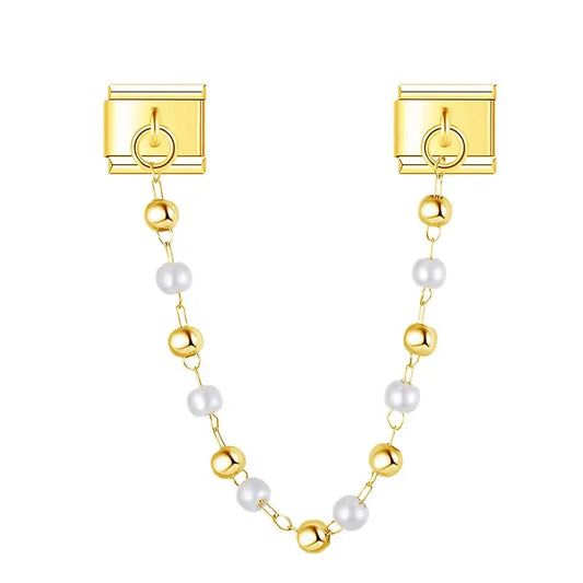 Chaîne Perles Dorée Charmsy
