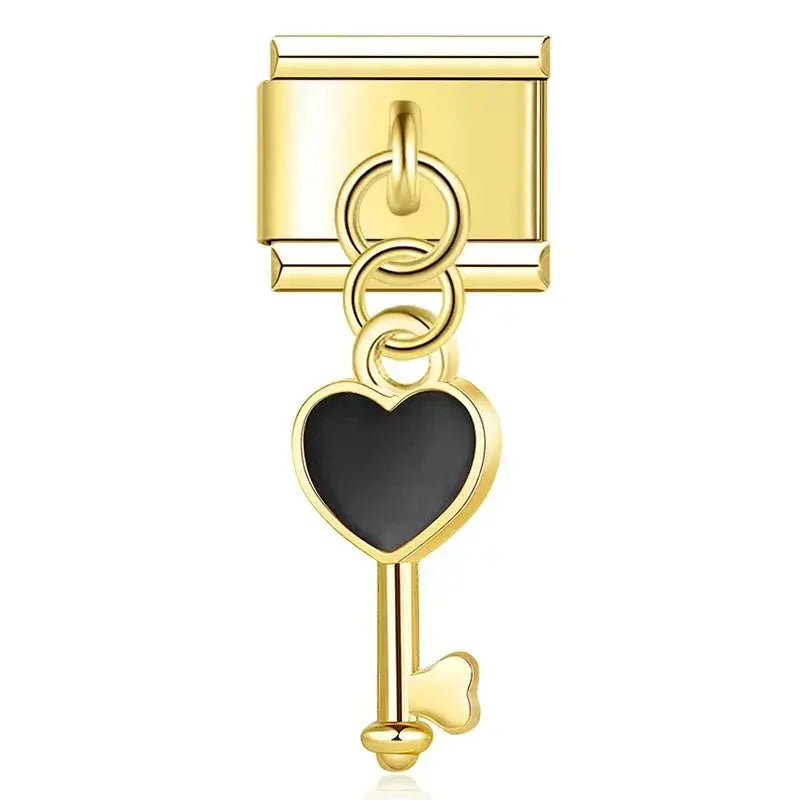 Clef Love noire Charmsy