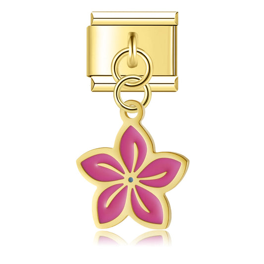 Pendentif Fleur Fuchsia Charmsy
