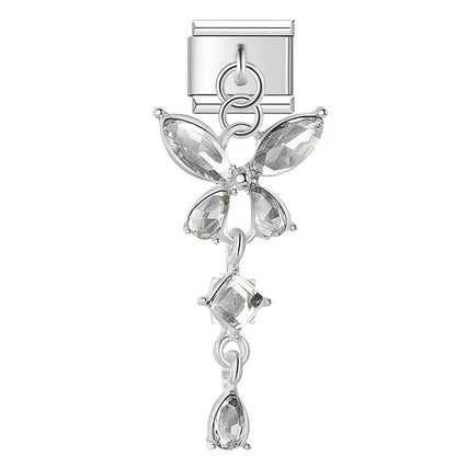 Pendentif Papillon Argenté Charmsy