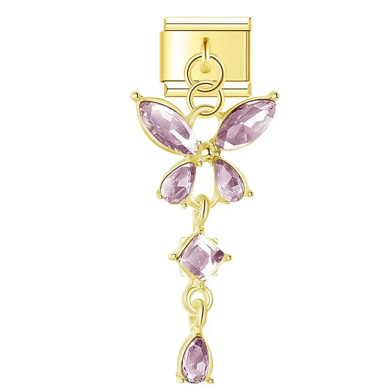 Pendentif Papillon Doré Charmsy